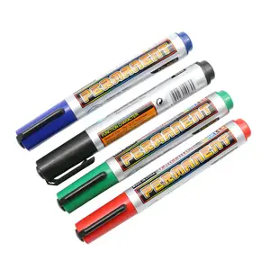 BECOL Promotional Colorful Permanent Markers Non Toxic Reflective Permanent Marker Pen Set with Custom Logo