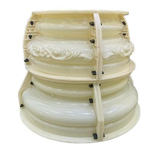 Molde para Base y Capitel de Columna <span class=keywords><strong>Romana</strong></span>, Circular, de PP y ABS de Grado <span class=keywords><strong>Ingeniería</strong></span>, para Decoración de Villas - Product Image 4