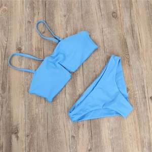 ชุดบิกินี่วันพีซเอวสูงแบบสั่งทำพิเศษสำหรับผู้หญิง พร้อมสายรัดรูปตัววีและเสื้อครอปบราไมโครพิมพ์ลาย แห้งเร็ว ระบายอากาศได้ดี ป้องกันแบคทีเรีย - Product Image 3