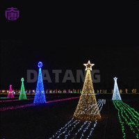 Guirlande lumineuse LED commerciale étanche pour Noël, décorative pour paysages de fêtes, parcs, places, jardins, centres commerciaux et affichage scénique, à vendre
