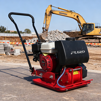 Mini-compacteur portatif à essence pour sol et asphalte – Remise sur le compacteur à plaque vibrante réversible