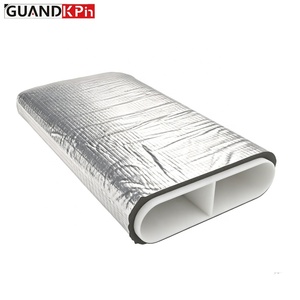 Tuyau plat <span class=keywords><strong>isolé</strong></span> en ABS TC résistant à l'écrasement, direct usine, 130*30mm, isolation en caoutchouc de 5mm pour système à cinq constantes - Product Image 1