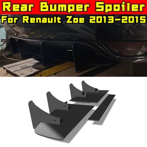 Per Renault <span class=keywords><strong>Zoe</strong></span> 2013-2015: Kit Carrozzeria Diffusore Labbro Paraurti Posteriore, Protezione Paraurti, Accessori <span class=keywords><strong>Auto</strong></span> - Product Image 1