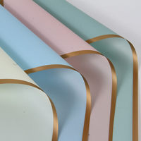 Papier mat semi-transparent recyclable style gelée Phnom Penh, imperméable, pour emballage de fleurs fraîches, design floral pour fleuristes