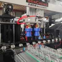 Mesin Pembuat Botol PET Otomatis Penuh, Mesin Tiup Botol Mulut Lebar