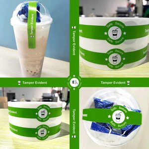 Etiqueta a prueba de manipulaciones para alimentos personalizada, etiqueta impermeable de vinilo sellado de seguridad para entrega, etiquetas de frescura, embalaje de alimentos y bebidas - Product Image 4