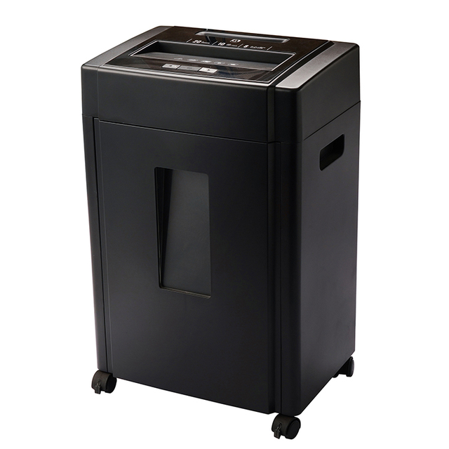 Office Electric Stand 8-Sheet A4 Cross Cut Paper Shredder with Cd/Card Shredding P5 Secure Low Noise