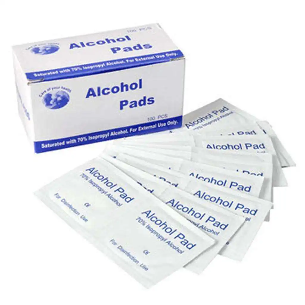 Wholesale Custom Alcohol Multifunctional Cleaning Alcohol Prep Swab Pads With Individual Packaging