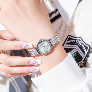 Gran oferta, reloj de cuarzo con correa de acero y esfera pequeña con números arábigos exquisitos para <span class=keywords><strong>mujer</strong></span>, regalos para el Día de San Valentín - Product Image 6