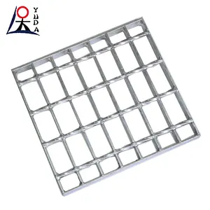 Lối đi nền tảng thép mạ kẽm Grating cống nặng Grating sàn kim loại lưới tản nhiệt