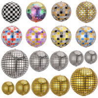 10 pouces 15 pouces 18 pouces 22 pouces 32 pouces argent or couleurs Laser 4D haute qualité graduation ballons décorations de fête fournitures