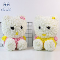 RichJewelry RJ-0628-1 Lampe Chaude Décorative en Plastique Motif Chat, Rose et Ours pour Anniversaire, Saint-Valentin, Tanabata, Noël