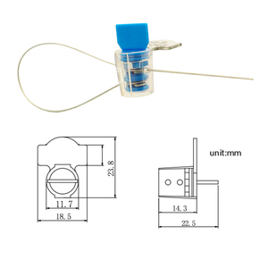 Đồng hồ giám sát an toàn niêm phong Đồng hồ đo khí đỏ, đồng hồ nước, đồng hồ đo điện con dấu dụng cụ (đánh số) - Product Image 4