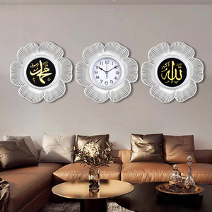 Hiện đại gia đình islam thạch anh Đồng hồ treo tường trang trí nội thất đơn giản in logo tùy chỉnh yên tĩnh Đồng hồ treo tường - Product Image 3