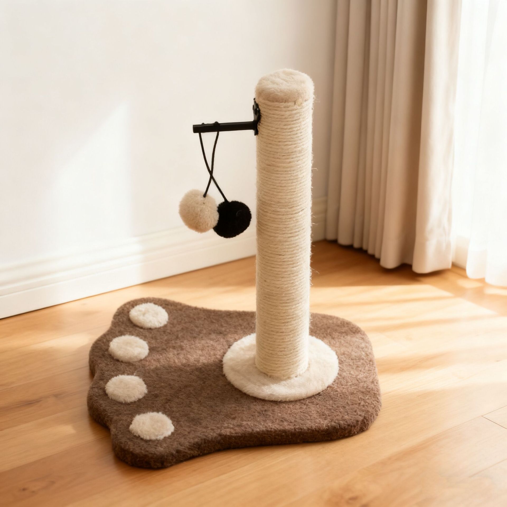 003 Brown Sisal Prickly Pole