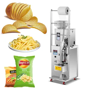 Small automatic digital weighing machine snack food sealing sachet packing machine