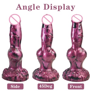 NNSX Strong Sucker Thick <b>Dildo</b> Large Knot Prostate Massager Penis Silicone Butt Plug Animal Dog <b>Dildos</b> Sex Toys for Women 18+ - Product Image 5