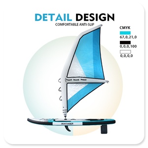 Tabla de Windsurf Inflable de PVC/EVA 2026 Skatinger con Aleta, Bomba y Accesorios para Deportes Acuáticos de Remo y Surf - Product Image 3