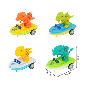 Voiture à rétrofriction dinosaure de dessin animé pour enfants, <span class=keywords><strong>petit</strong></span> jouet à friction, 75MM, capsule surprise - Product Image 1
