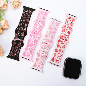 Bracelet de montre HMJ à gravure laser bicolore pour <span class=keywords><strong>Apple</strong></span> <span class=keywords><strong>Watch</strong></span>, compatible avec <span class=keywords><strong>Apple</strong></span> <span class=keywords><strong>Watch</strong></span> Series 11 10 9 8 7 6 5 4 3 SE Ultra 2 3 - Product Image 3