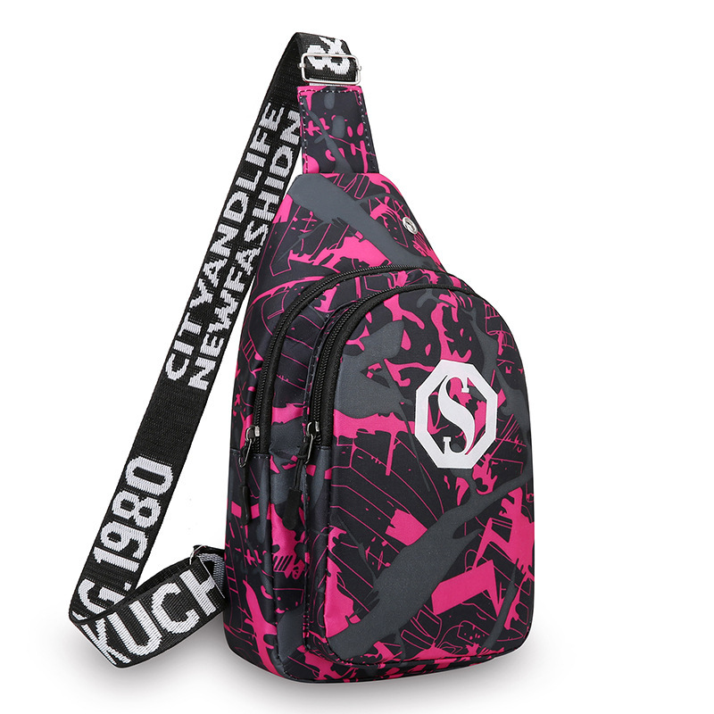 Motif camouflage rose rouge [double réfléchissant]