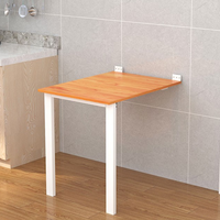 Table de salle à manger invisible multifonctionnelle Suspension murale simple Conception pliante Produit assemblé pour une salle à manger pratique