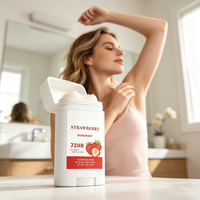 Déodorant naturel personnalisé aux fruits, protection contre les odeurs, parfum frais, stick déodorant à la rose et à la lavande, parfum longue durée