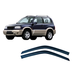 Per SUZUKI GRAND <span class=keywords><strong>VITARA</strong></span> FT 1999-2005 2D Deflettori Antipioggia per Finestrini Laterali, Protezione Antivento, Montaggio Esterno con Nastro Adesivo - Product Image 1