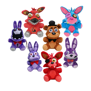 Peluche <span class=keywords><strong>Fnaf</strong></span> <span class=keywords><strong>Five</strong></span> Nights at Freddy's Nightmare Freddy Bonnie Bear Foxy Springtrap <span class=keywords><strong>FNAF</strong></span> Animali di Peluche Morbidi Giocattoli - Product Image 1