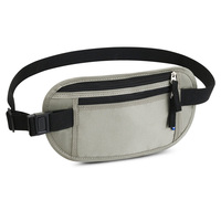 Manufaktur Rfid Blocking Money Belt Schwarz-Geld gürtel Rfid Blocking Sleeves Sicherheits pass Inhaber Taillen tasche