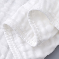 Bavoirs pour bébé multi-usages en mousseline 6 couches, 100% coton tissé, écologiques, antibactériens, doux, pour nouveau-né, lavables, pour salle de bain