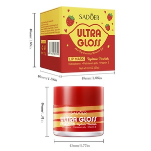 Baume à lèvres bicolore hydratant, éclaircissant et nourrissant à la vitamine E, saveur fraise, <span class=keywords><strong>prix</strong></span> usine, en stock - Product Image 4