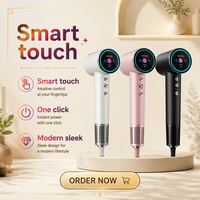 1600W Pengering Rambut Profesional Salon Set Sikat Udara Panas Secador Decabelo Pengering Rambut Satu Sentuhan Udara Dingin
