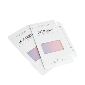 Boîte d'emballage imprimée recto-verso avec fenêtre, présentoir <span class=keywords><strong>de</strong></span> produits, boîte en papier personnalisée, vente en gros - Product Image 4