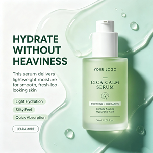 Suero Facial OEM Skincare Cica Calm con Centella Asiática y Ácido Hialurónico, Empaque Personalizado - Product Image 1