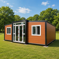 Maison conteneur extensible Starshine de 20 pieds, isolée, modulaire, préfabriquée, pour habitation résidentielle et bureau