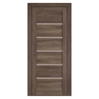 Salle de bains moderne Design Chambre à coucher Invisible Intérieur Mdf Insonorisé Bois Pvc Porte avec verre