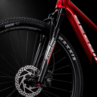 Vélo de montagne léger de 29 pouces en fibre de carbone, 12 vitesses, fourche à suspension pneumatique, vélo de montagne pour adultes, prêt à être expédié