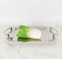Limeikitchen — plateau miroir en métal, décoration de mariage, assiette de service, plateaux à gâteaux, pour le thé de l'après-midi