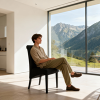 Chaise confortable et robuste avec un assemblage facile, revêtement élégant pour les marchés européens et américains, chaise de salle à manger pour la maison et le commerce
