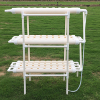 NFT système de tuyau hydroponique en PVC, kit de culture hydroponique pour la maison
