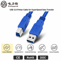 Câble d'extension USB 0.5 haute vitesse 3.0 m type A mâle vers câble d'extension USB 3.0 mâle de type B