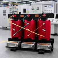 Transformateur de puissance de type sec IEC 60076 SCB10 en résine coulée, transformateur électrique triphasé, fournisseur Chine