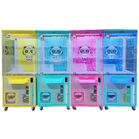 Mini machine à grandes griffes d'arcade avec accepteur de pièces de monnaie et de billets Lecteur de cartes Machine de jeu d'arcade personnalisée Grue distributrice à griffes
