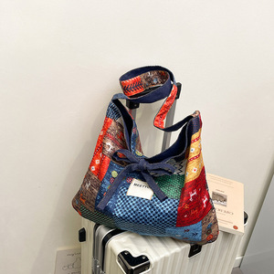 Printemps nouveau femmes grande capacité mode toile sac femmes sac à bandoulière 2025 plus populaire femmes Sac - Product Image 2