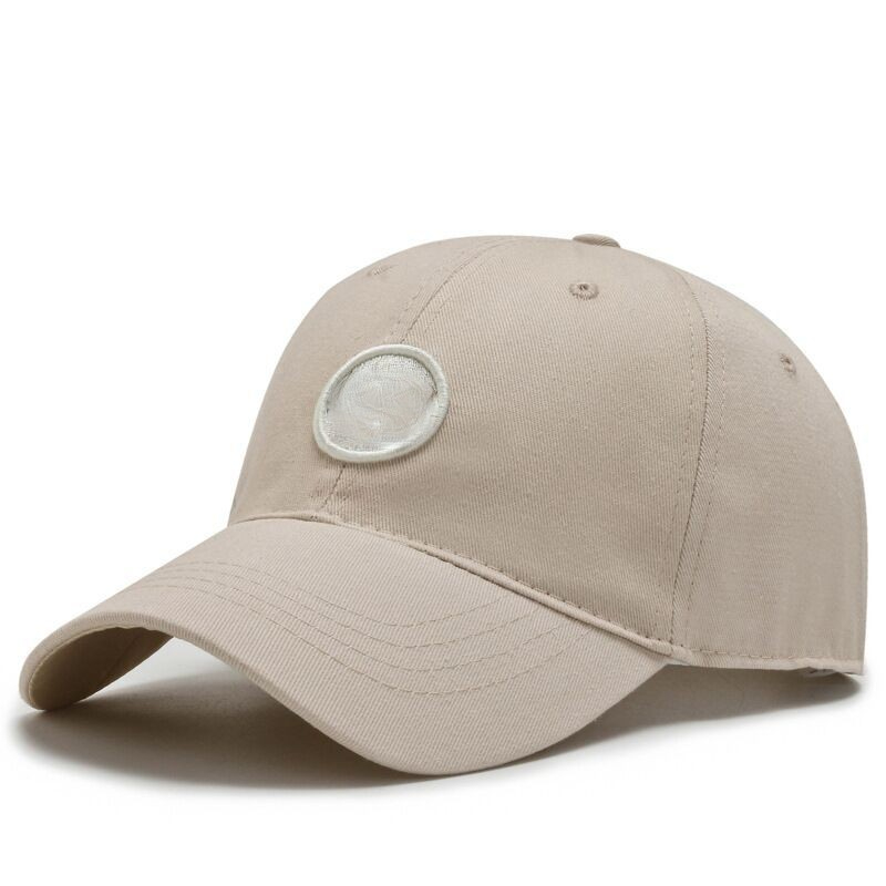 Round cake baseball cap-beige
