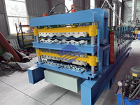 Machine de formage de tôles de toiture en métal ondulé à trois couches, machine de fabrication de tôles de toiture IBR