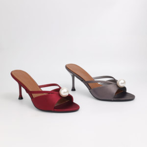 Marchio progettato sandali con <span class=keywords><strong>tacco</strong></span> rosso per le donne signore <span class=keywords><strong>scarpe</strong></span> da sposa con tinta unita <span class=keywords><strong>tacco</strong></span> alto chiusura con cinturino <span class=keywords><strong>tacco</strong></span> alto tipo <span class=keywords><strong>tacco</strong></span> sottile - Product Image 3