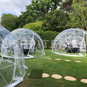 Luxury Outdoor Transparent Hotel Plastic clear Dome Garden Igloo <b>Tent</b> for Coffee RESTAURANT - Product Image 5
