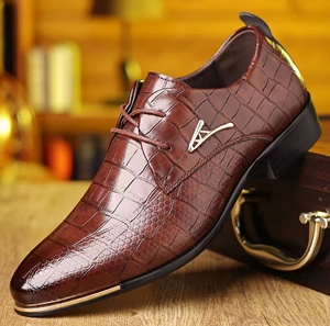 Zapatos Oxford de Vestir para Hombre, de Cuero Genuino, Punta Cerrada, Sin Cordones, Impermeables, Antideslizantes, Ligeros, Color Marrón Evergreen, para Oficina y Carrera Profesional - Product Image 2